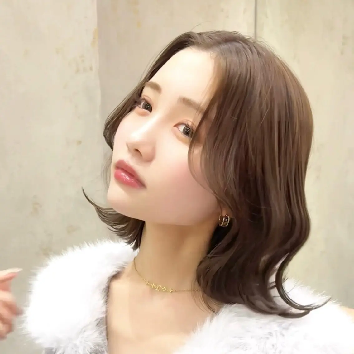 ショート カラー カット ヘアカラー トリートメント 莉乃/縮毛矯正/髪質 改善/艶カラーのヘアスタイル