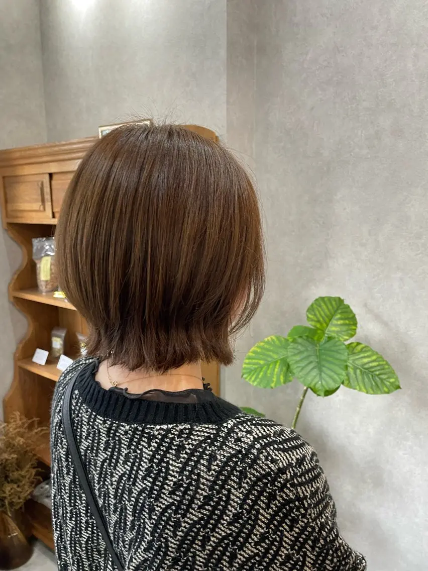 ミディアム ウルフカット BOTABIUM nanamiのヘアスタイル