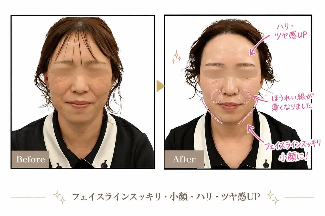 【小顔・たるみケア】✨極上リフトＵＰ✨美顔器フェイシャルエステの写真