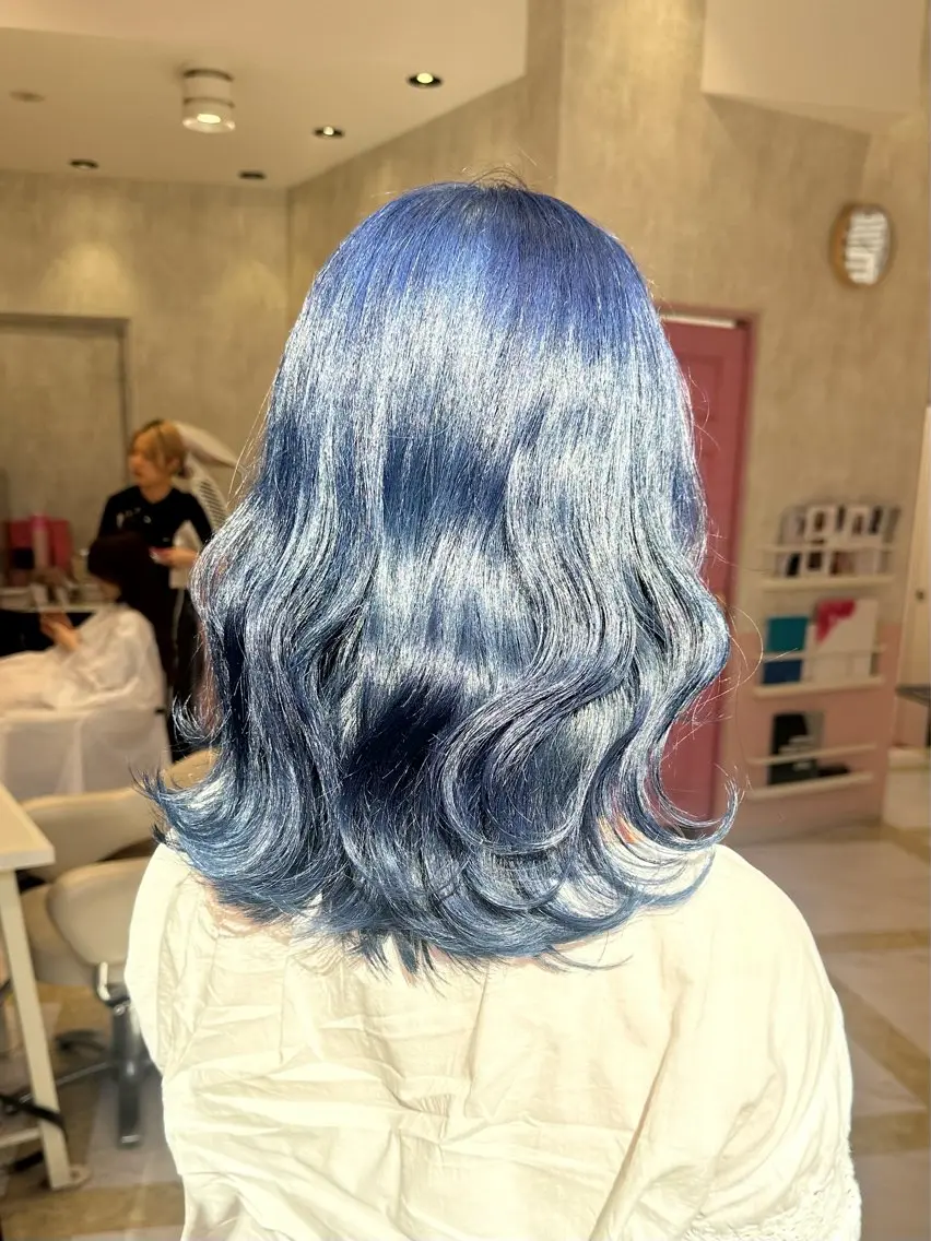 セミロング ヘアカラー Lee四ツ橋、梅田 Sakuraのヘアスタイル
