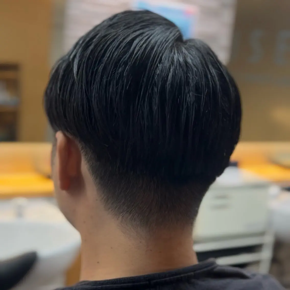 ショート メンズ 七三 刈り上げ カット FRISEUR/山本 美芽のヘアスタイル