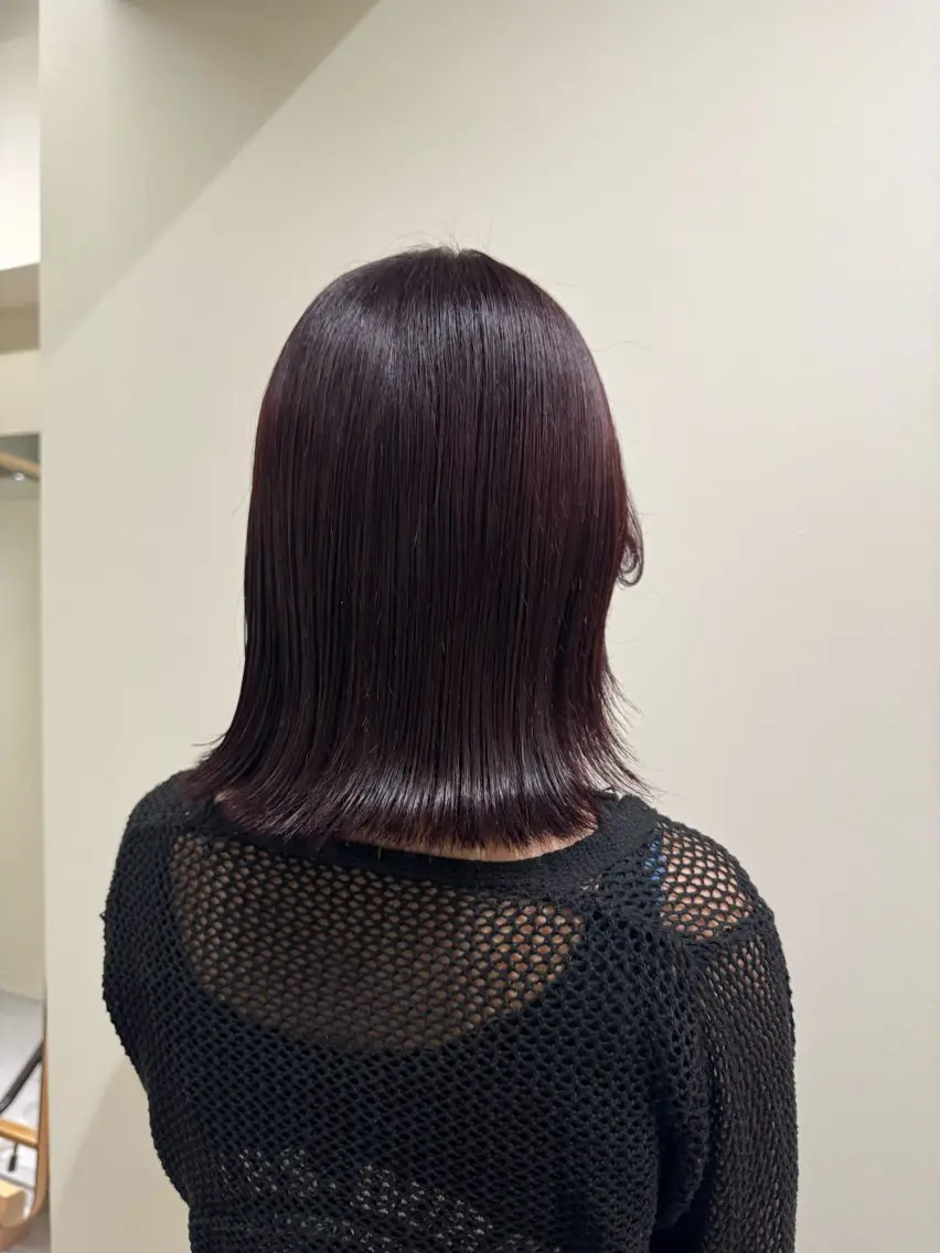 ロング カラー ゆ う あのヘアスタイル