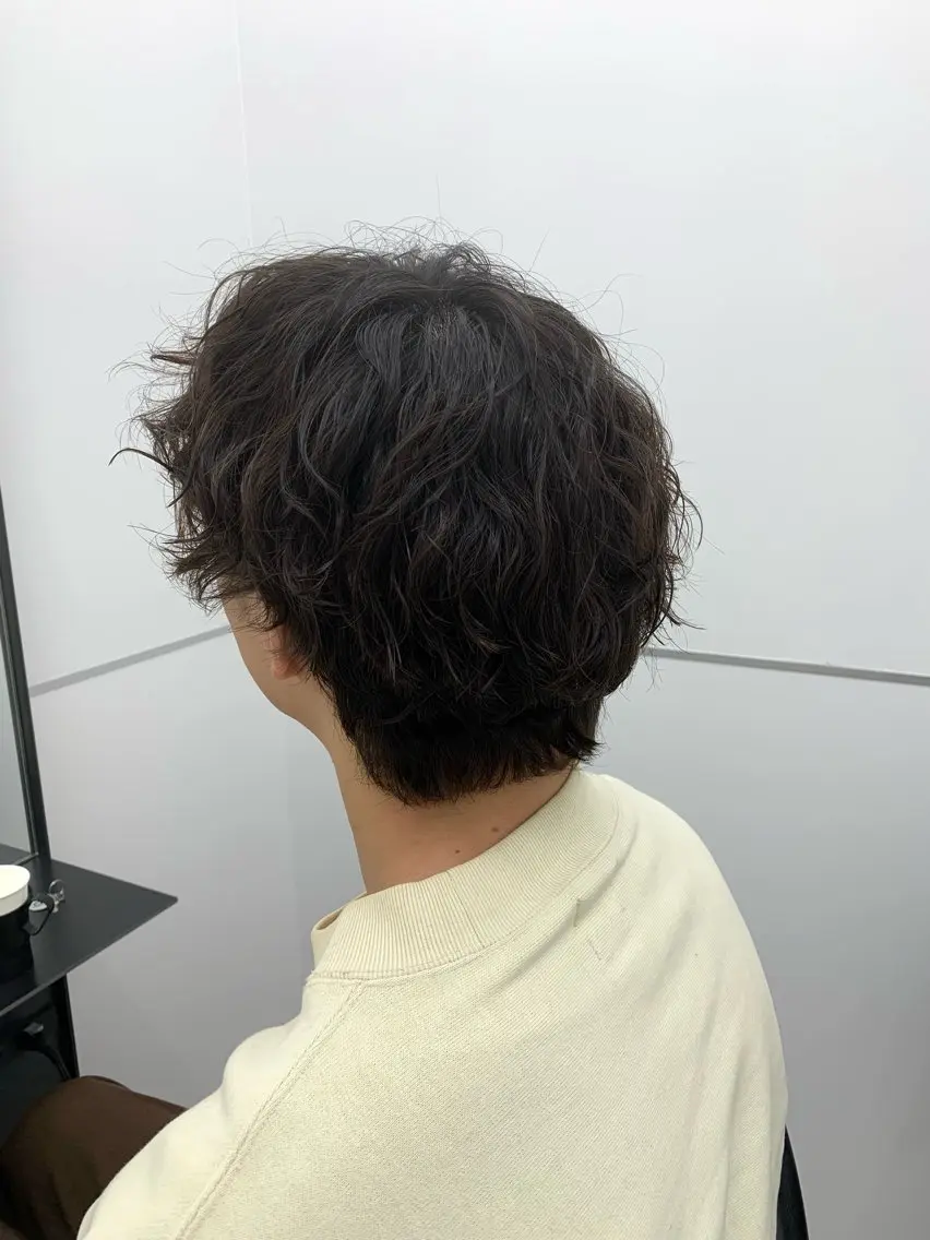 パーマ メンズ カット パーマ 本格ヘッドスパ🌿 ×ヘア 佐藤のヘアスタイル