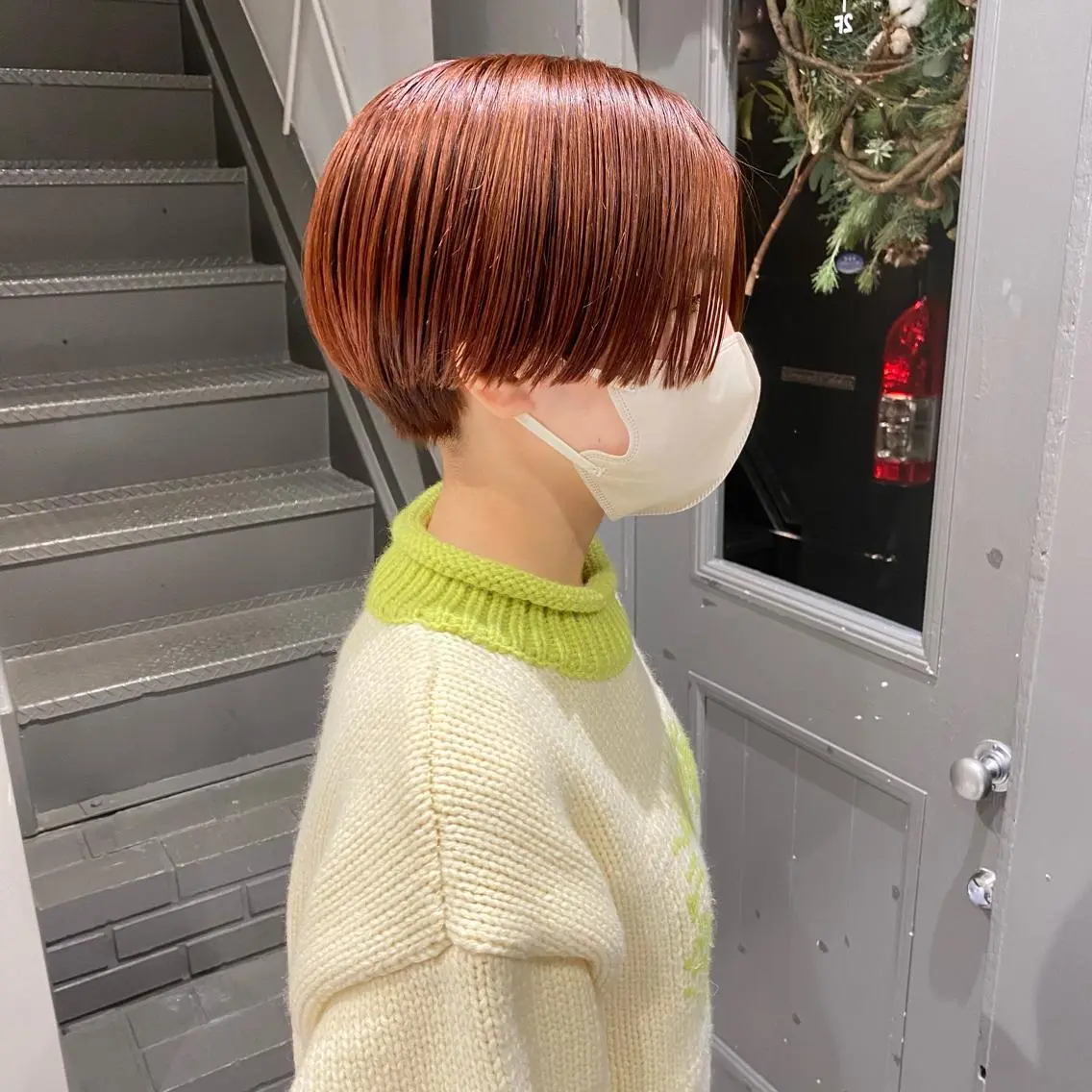 ショート カラー ボブ/ミニボブ 透明感カラーkadoのヘアスタイル