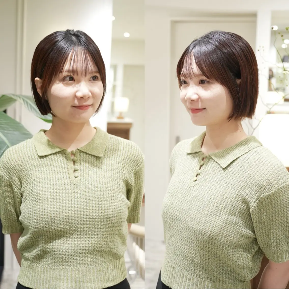 【 🫧Jr.stylist 特別価格🫧 】 似合わせボブカット + 透明感カラー + BYKALTEトリートメントの写真