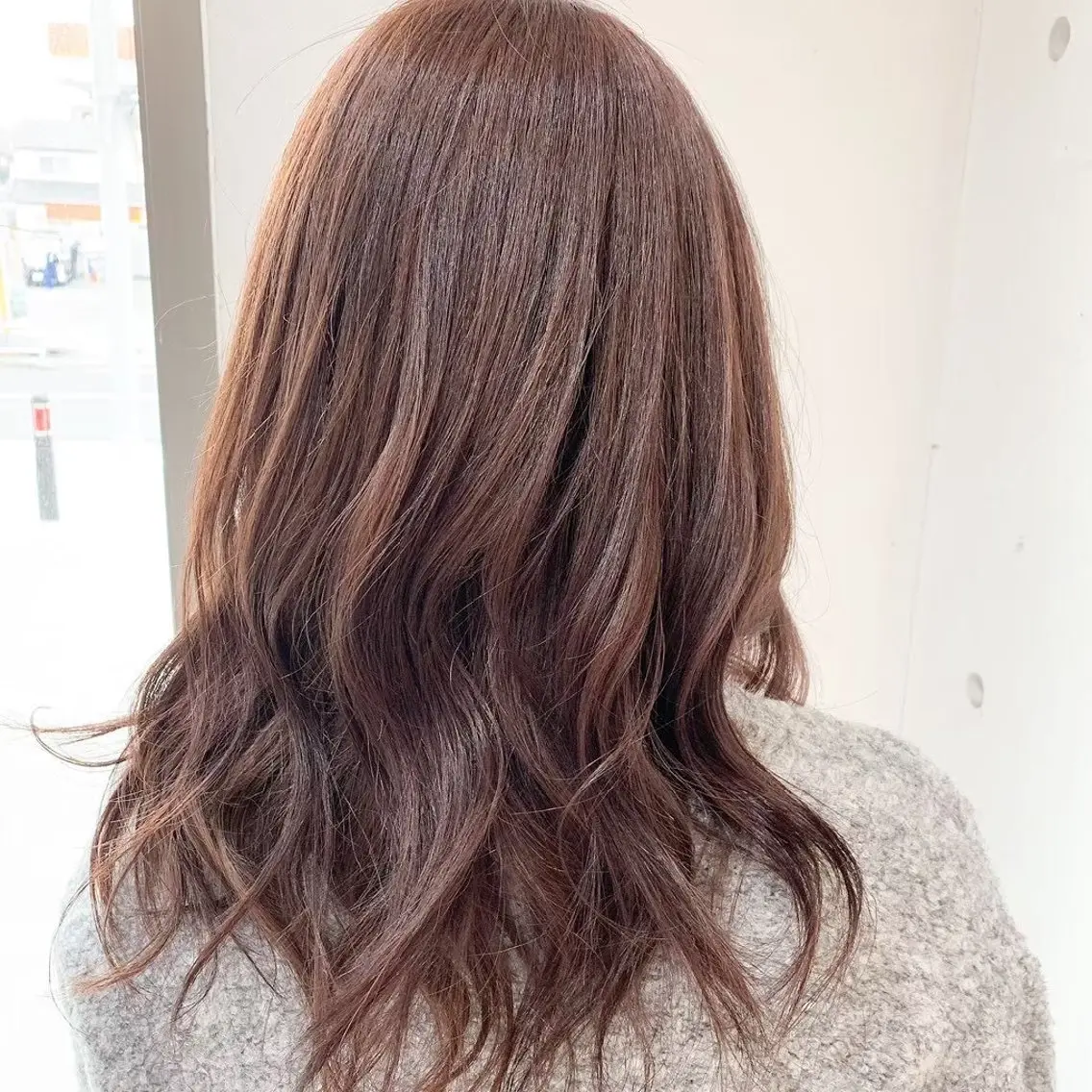 カラー ロング 縮毛矯正/ワンカラー モデル募集🫧羽夏のヘアスタイル