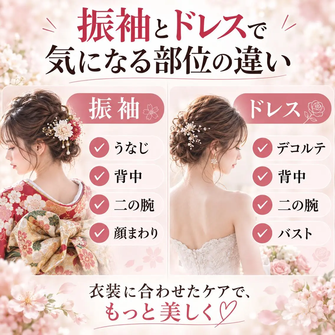 前撮り・イベント美容 ｜Adamのエステ・リラクイメージ