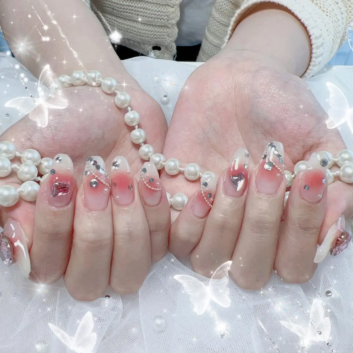 ネイル 持ち込み 💎CC・NaNa 韓国風ネイル🌙Cのネイルデザイン