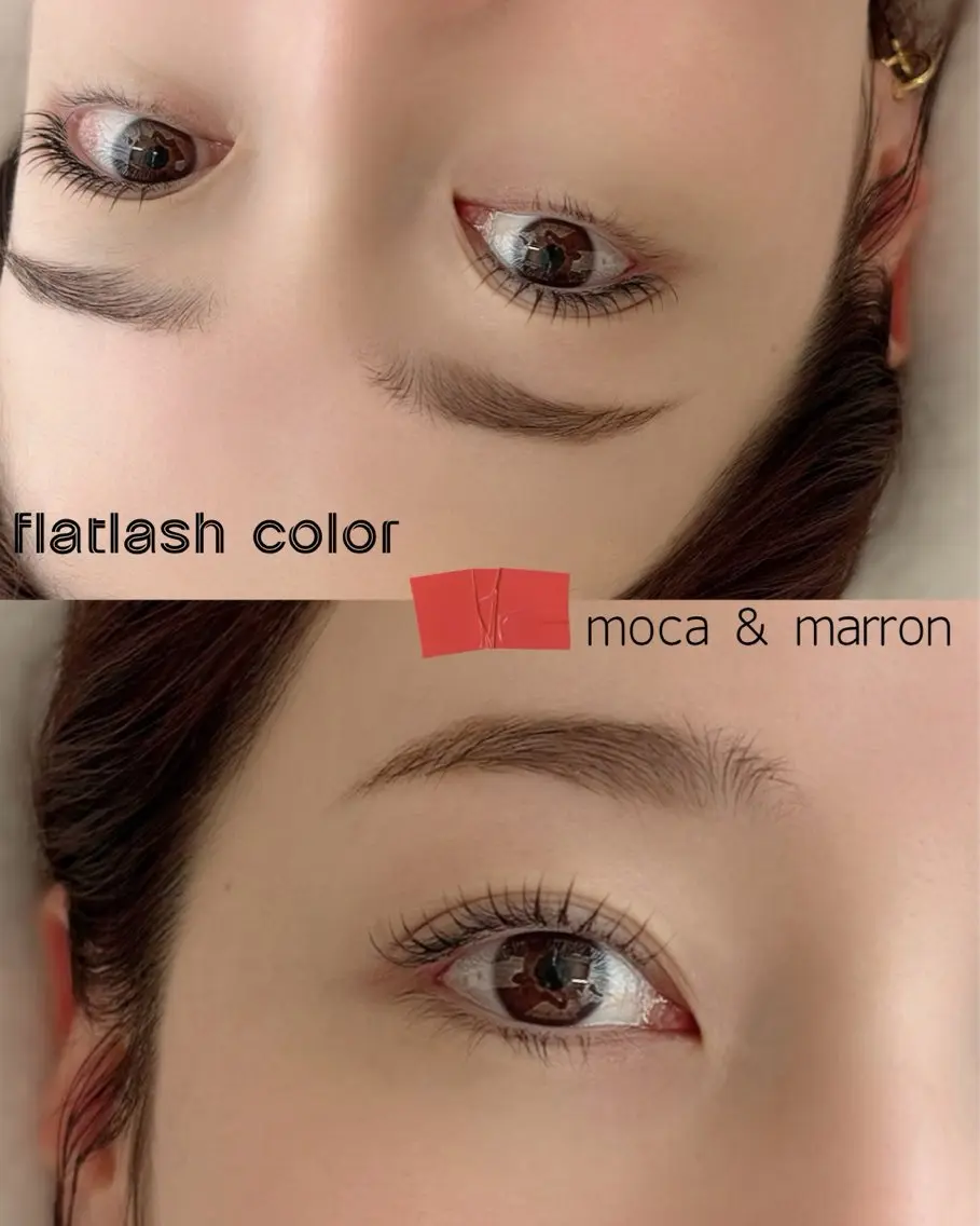 マツエク・マツパ フラットラッシュ ナチュラル R eyelash yokoのマツエク・マツパデザイン
