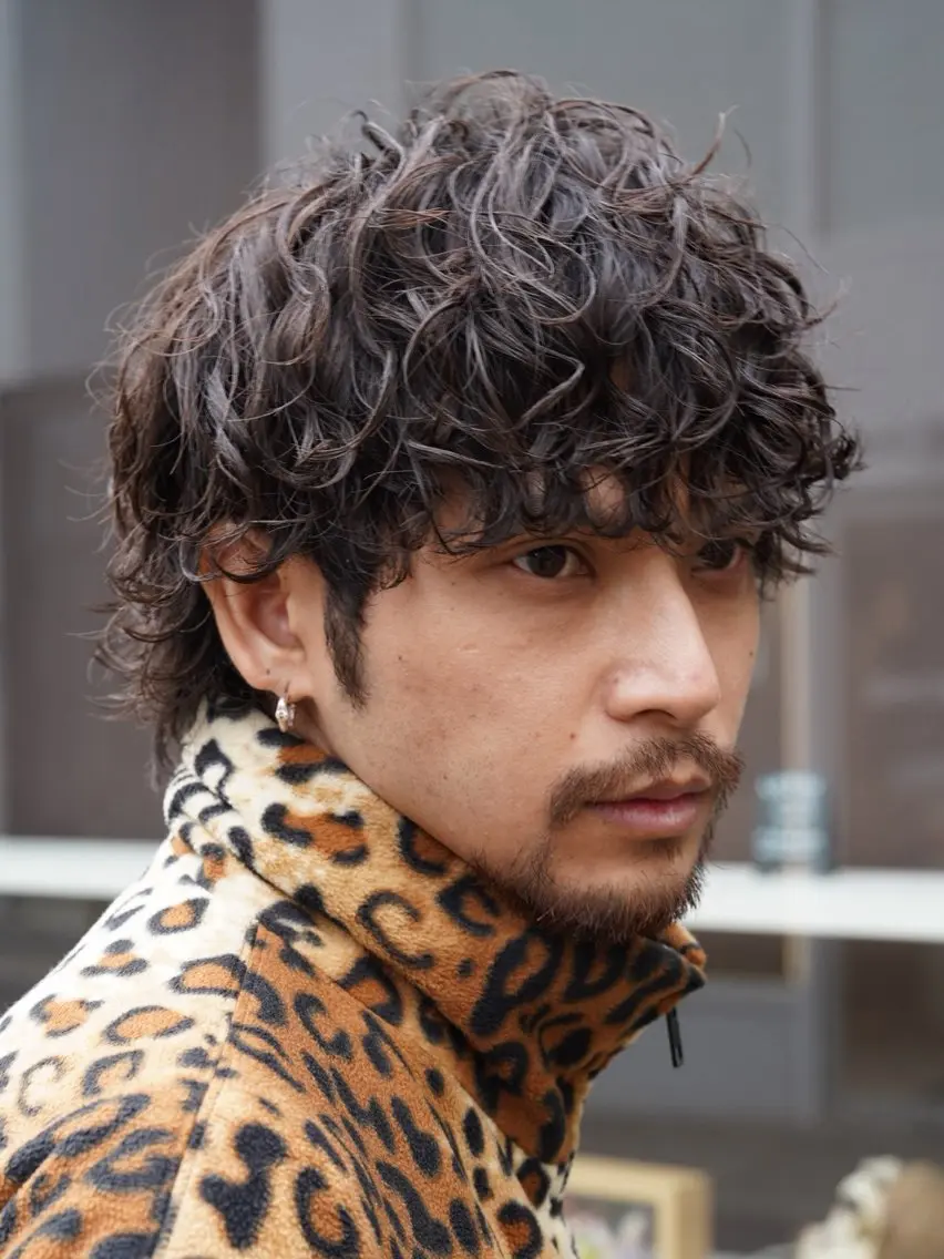 ショート パーマ メンズ カット パーマ fifth/メンズ/ シャドウパーマ/せなのヘアスタイル