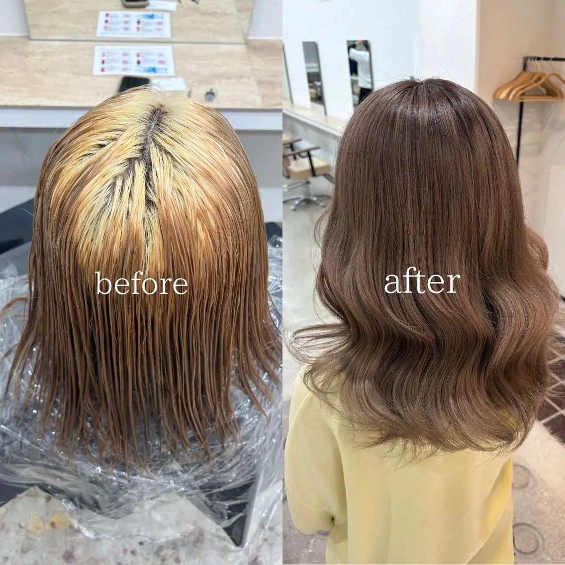 ロング カラー ベージュカラー ヘアカラー トリートメント ナチュラルカラー/ ハイトーン AMIのヘアスタイル