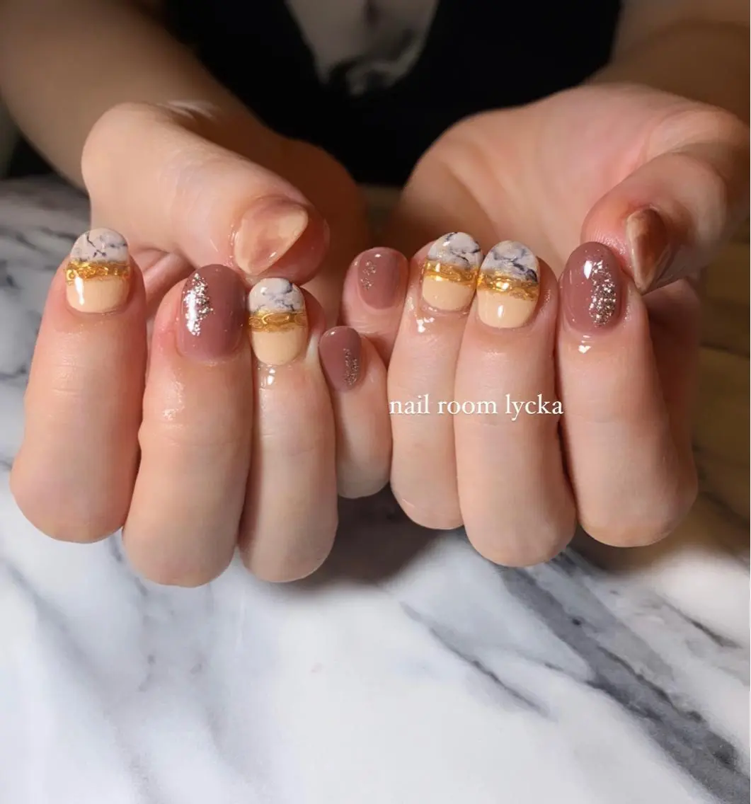 ネイル ネイルルームリッカ 𝐦𝐚𝐲𝐮のネイルデザイン