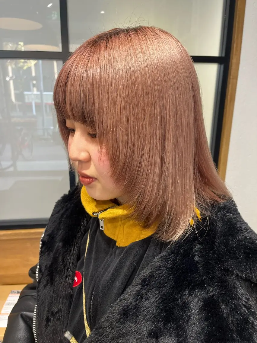 ミディアム レイヤーカット カット トリートメント ✿ すずかのヘアスタイル
