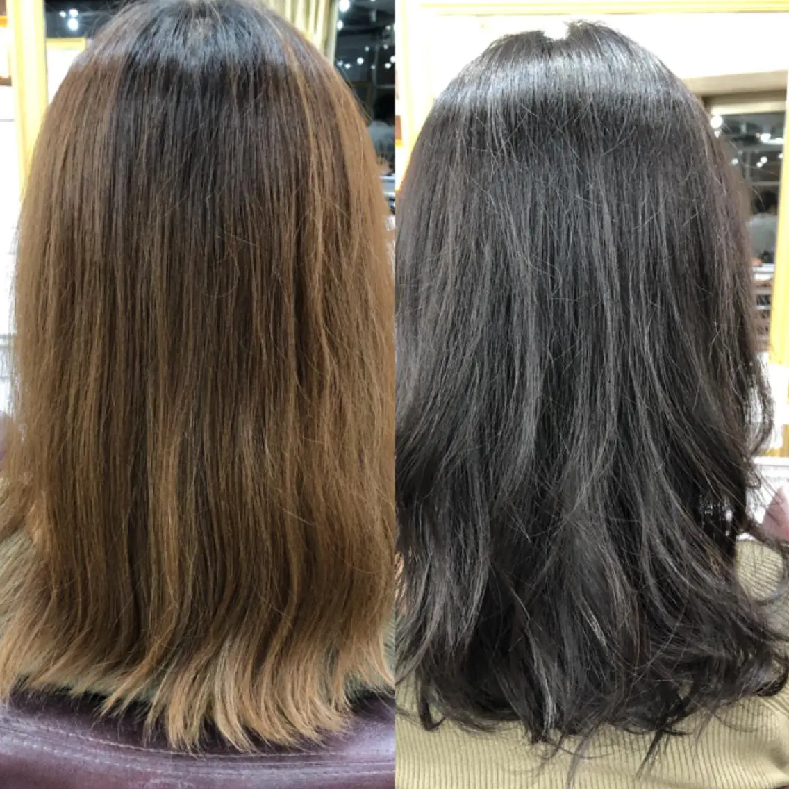 セミロング カラー グレージュ レイヤー×髪質改善✨ 渋谷/佐藤侑哉のヘアスタイル