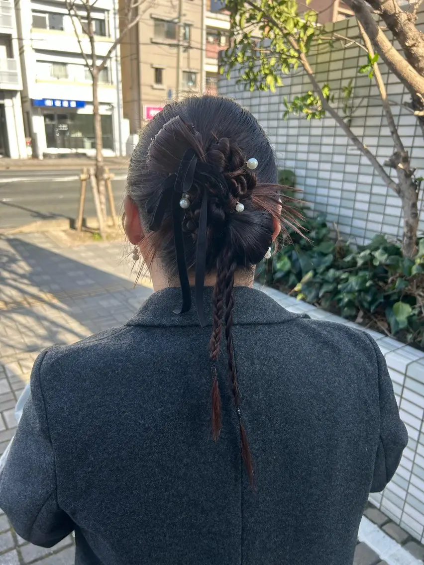 ロング ヘアアレンジ ヘアセット IMARI /のヘアスタイル