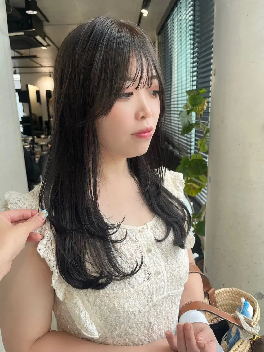 セミロング カラー パーマ ヘアアレンジ 縮毛矯正特化✂︎ YUKAのヘアスタイル
