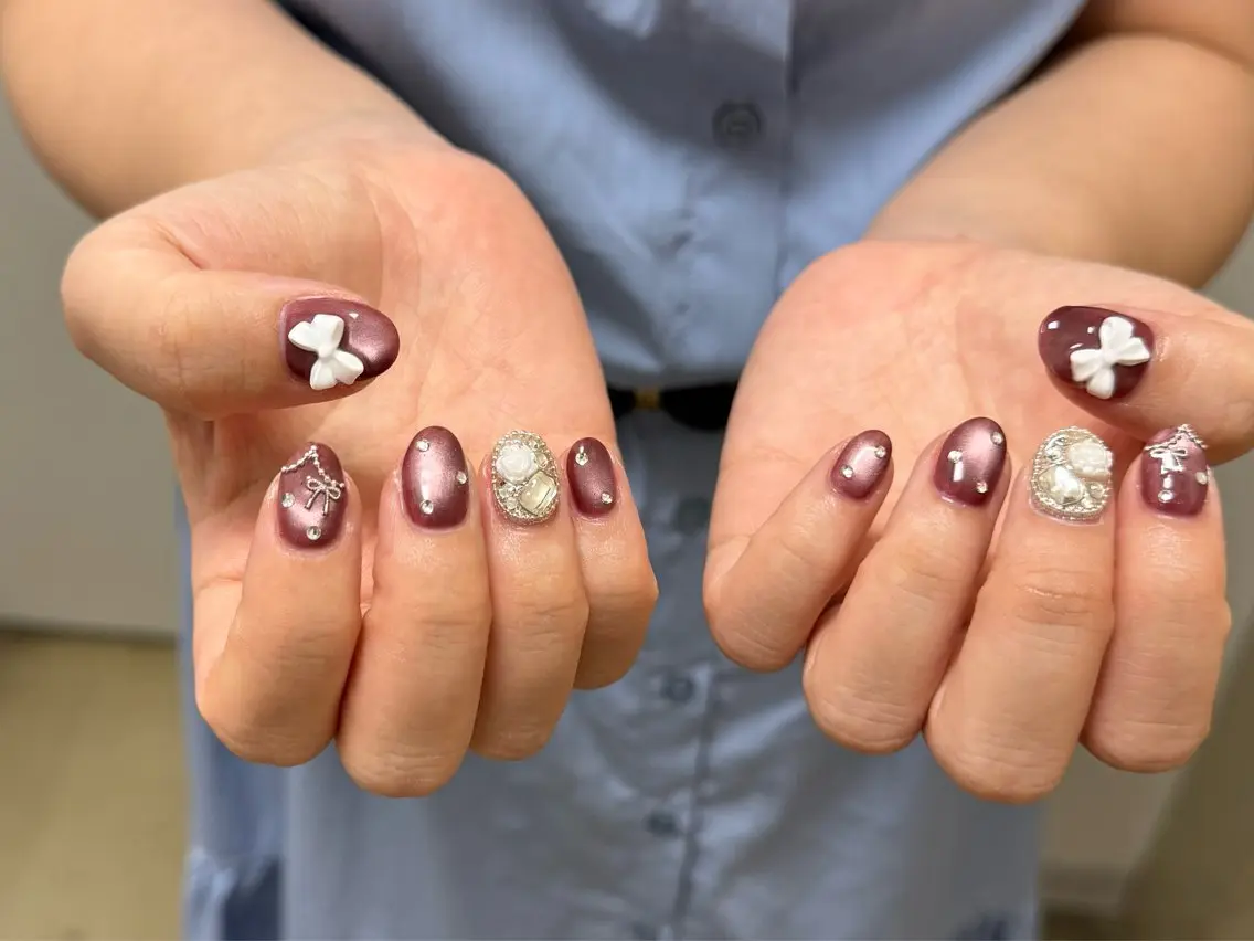 ネイル ハンドネイル MARU NAIL Hinaのネイルデザイン