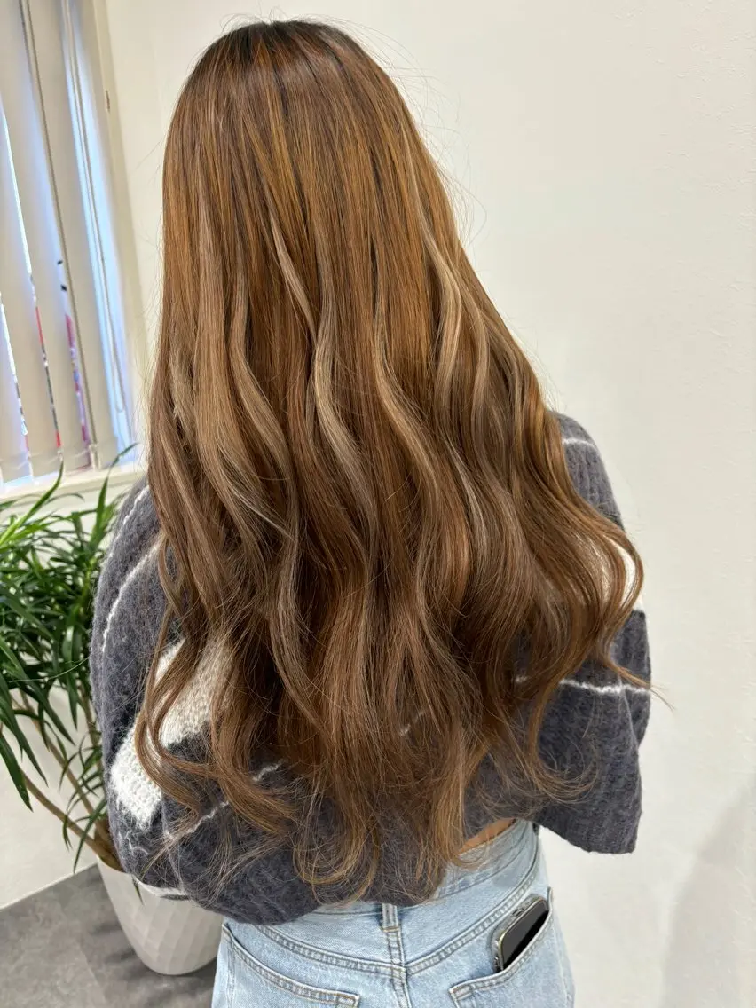 ロング プルエクステ エクステ エクステ 江田 悠真のヘアスタイル