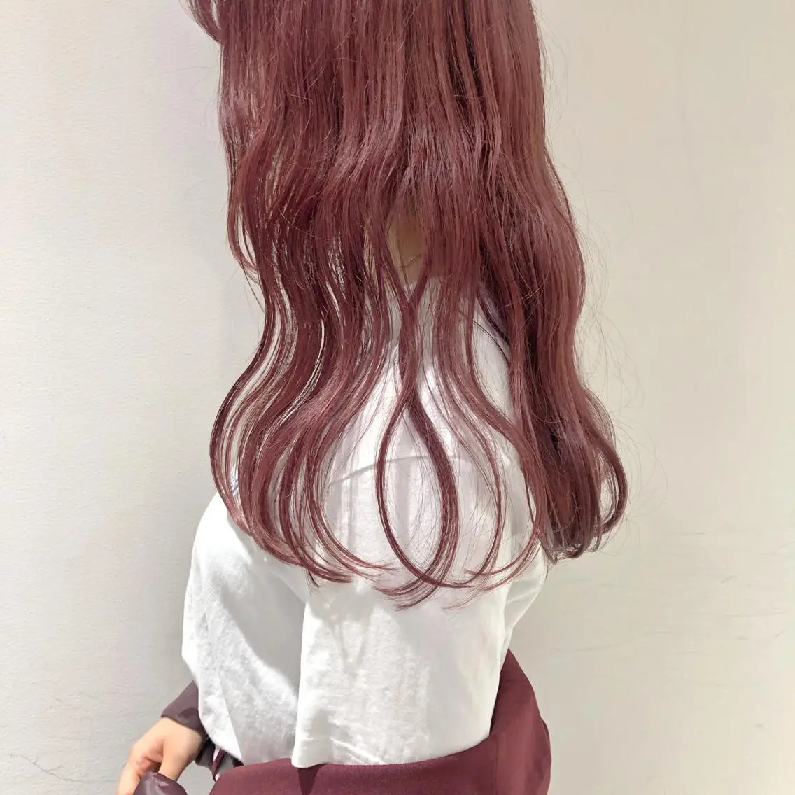 ロング カラー ヘアアレンジ レッドカラー 天神レイヤーカット No.1💖マユカのヘアスタイル