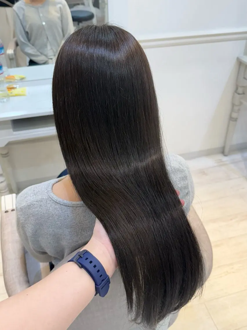 オーガニックカラー(全体染め)⭐️の写真