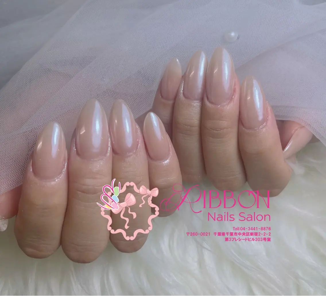 ネイル フットネイル フレンチネイル ジェルネイル マグネットネイル 持ち込み ハンドネイル Ribbonnail salonのネイルデザイン
