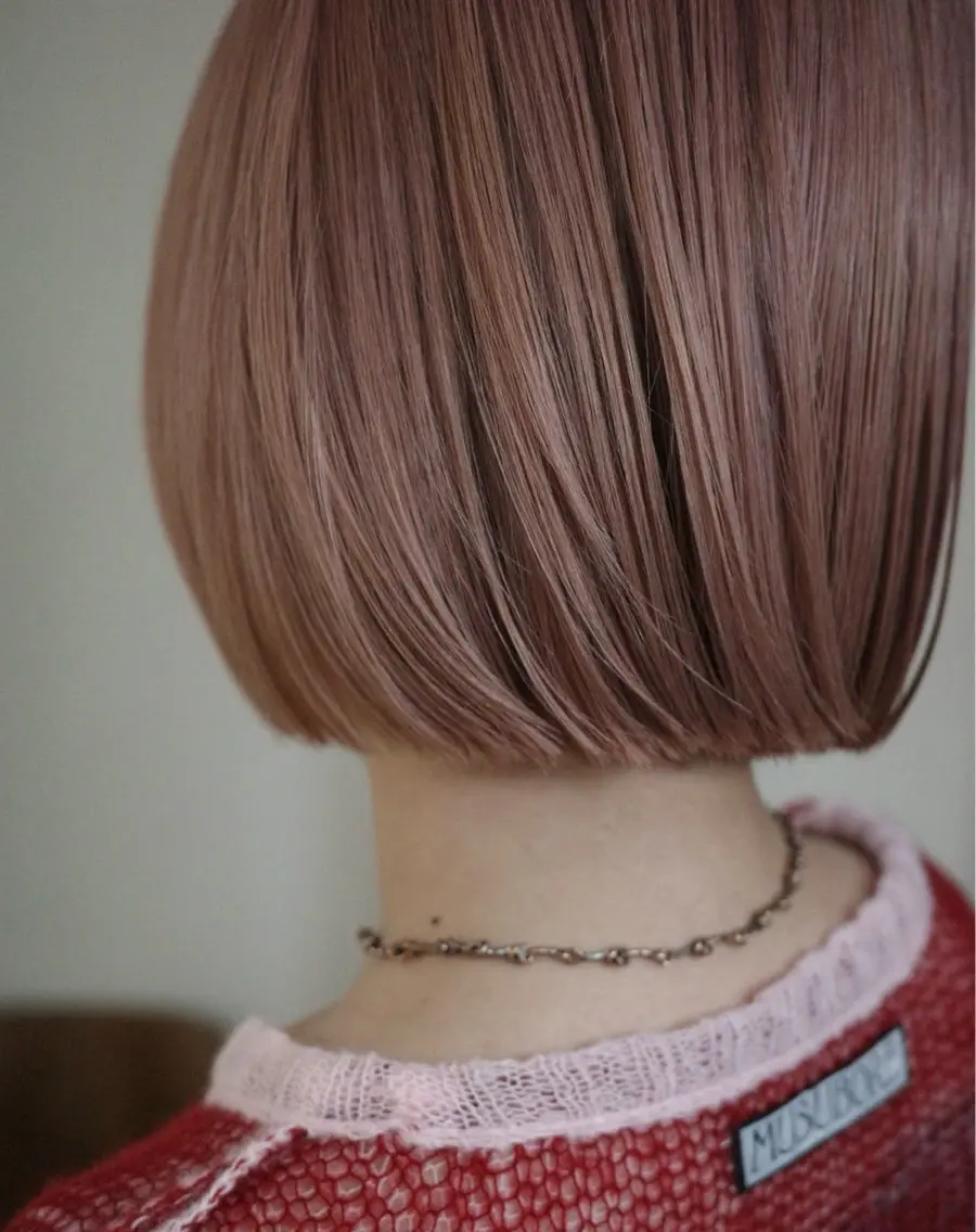 ミディアム カラー モトムラ アミのヘアスタイル