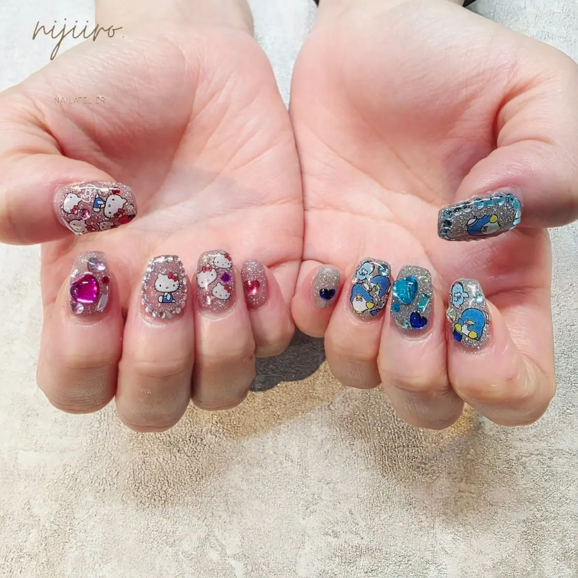 ネイル 持ち込み ハンドネイル nijiiro🌈 サトウのネイルデザイン