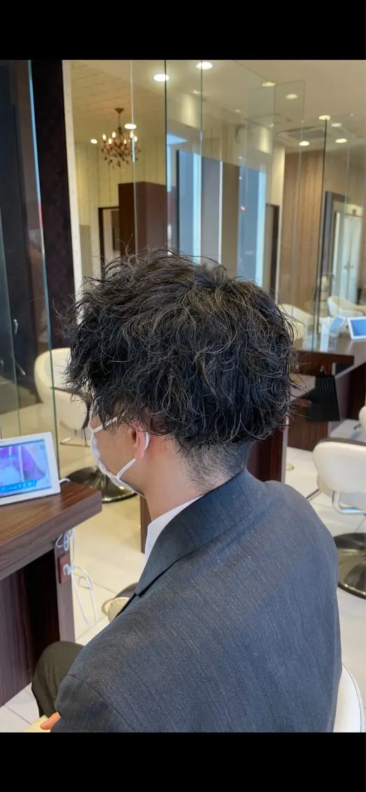ショート パーマ メンズ ✂︎山﨑 涼太✂︎のヘアスタイル