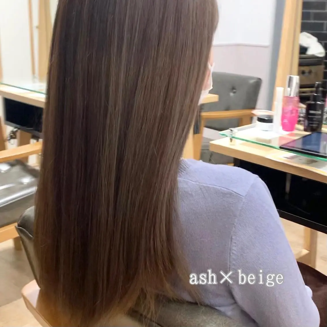 ロング カラー パーマ ヘアアレンジ メンズ キッズ ネイル マツエク・マツパ トリートメント レイヤーカット／ 巻ける縮毛矯正のヘアスタイル