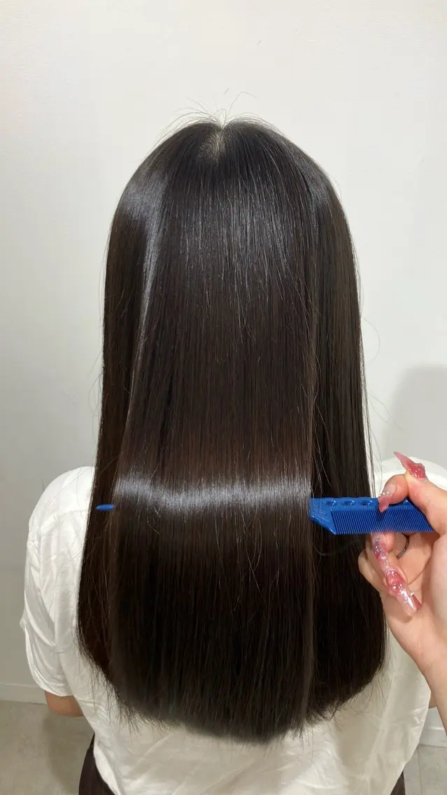 ロング 似合わせカラー🌈 髪艶縮毛矯正🪞ちばのヘアスタイル