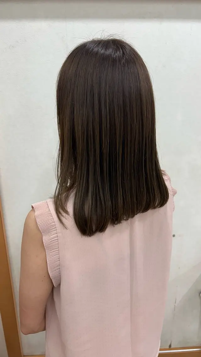 髪質改善縮毛矯正+カットの写真