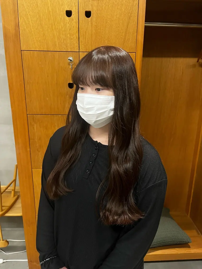 ロング ヘアカラー wewe はるかのヘアスタイル