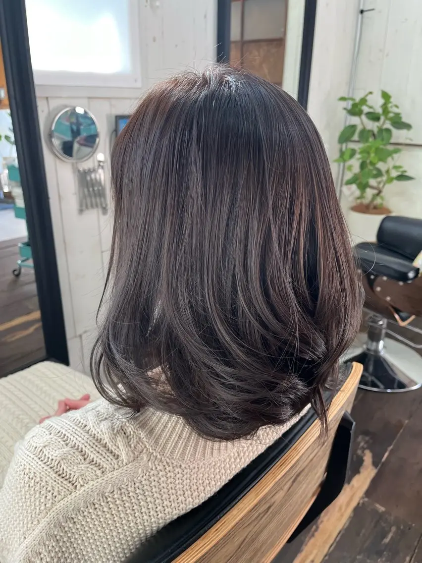 ミディアム 紙屋 隼人のヘアスタイル