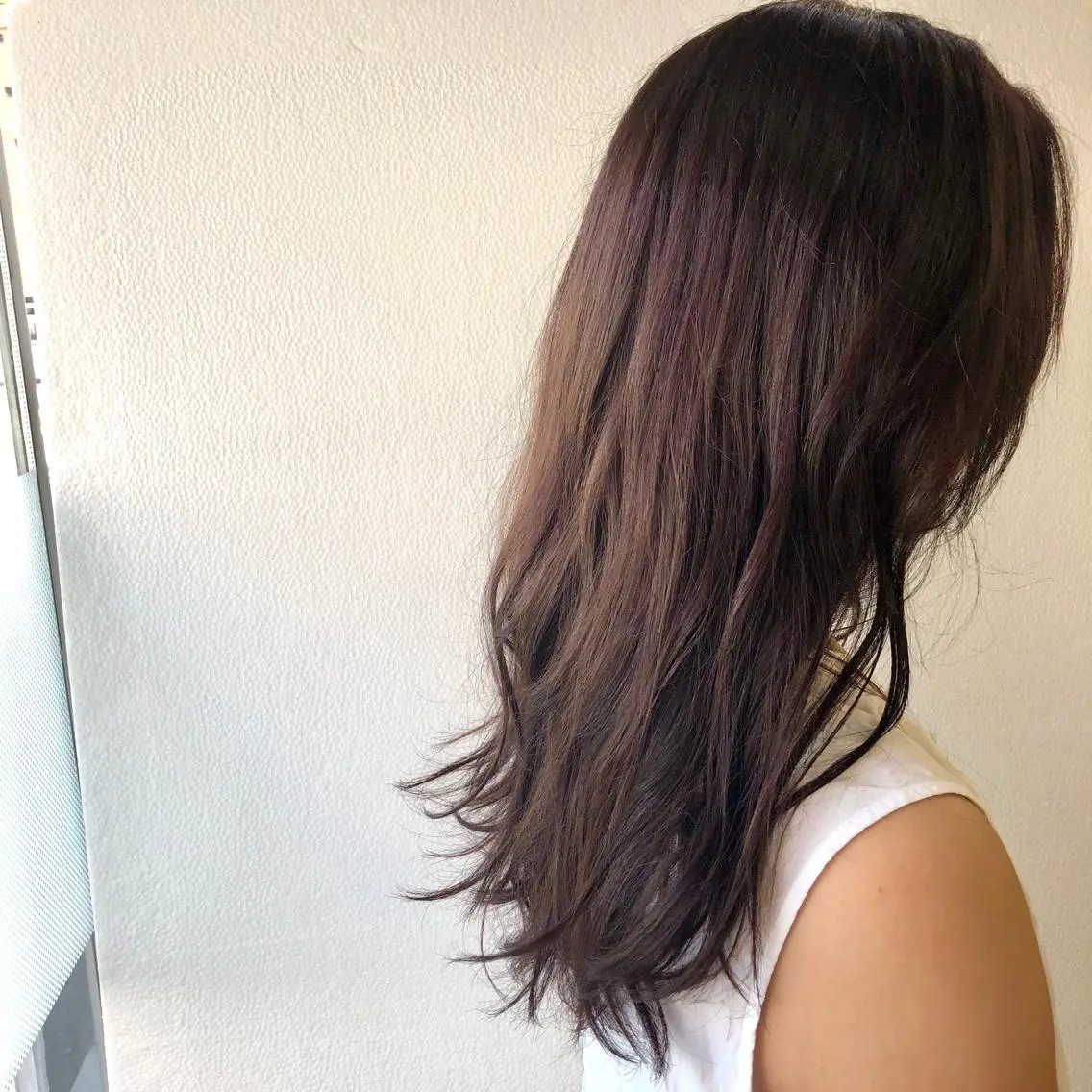 ロング カラー 菅沢 奈生のヘアスタイル
