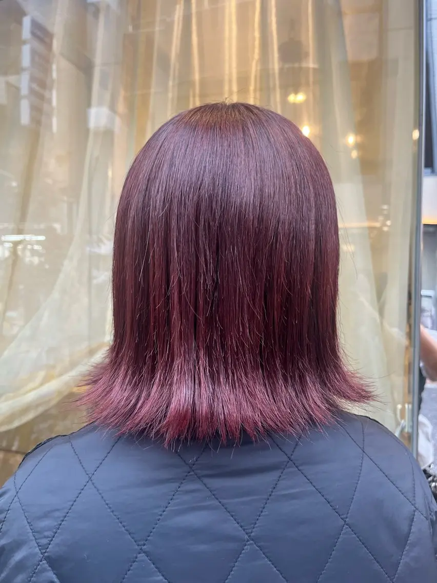 ショート ヘアカラー 菊池 純香のヘアスタイル