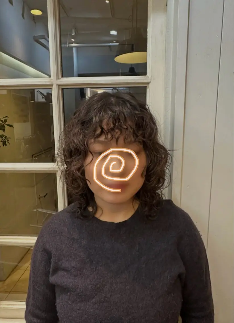 パーマ もりた まおのヘアスタイル