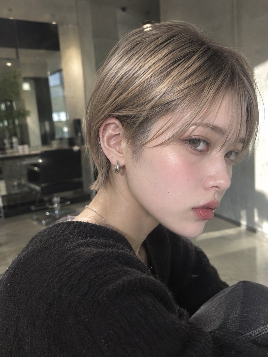ショート UMEDA RYUHEIのヘアスタイル