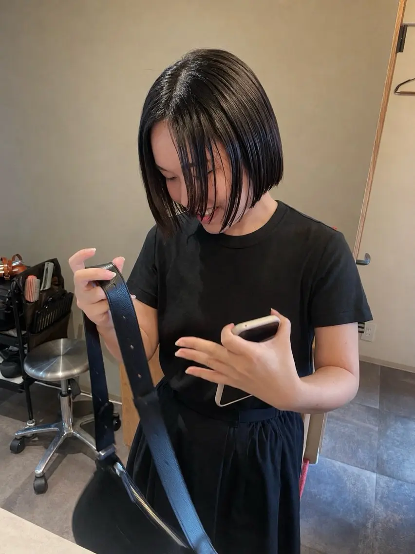 ショート 土川 陽菜のヘアスタイル