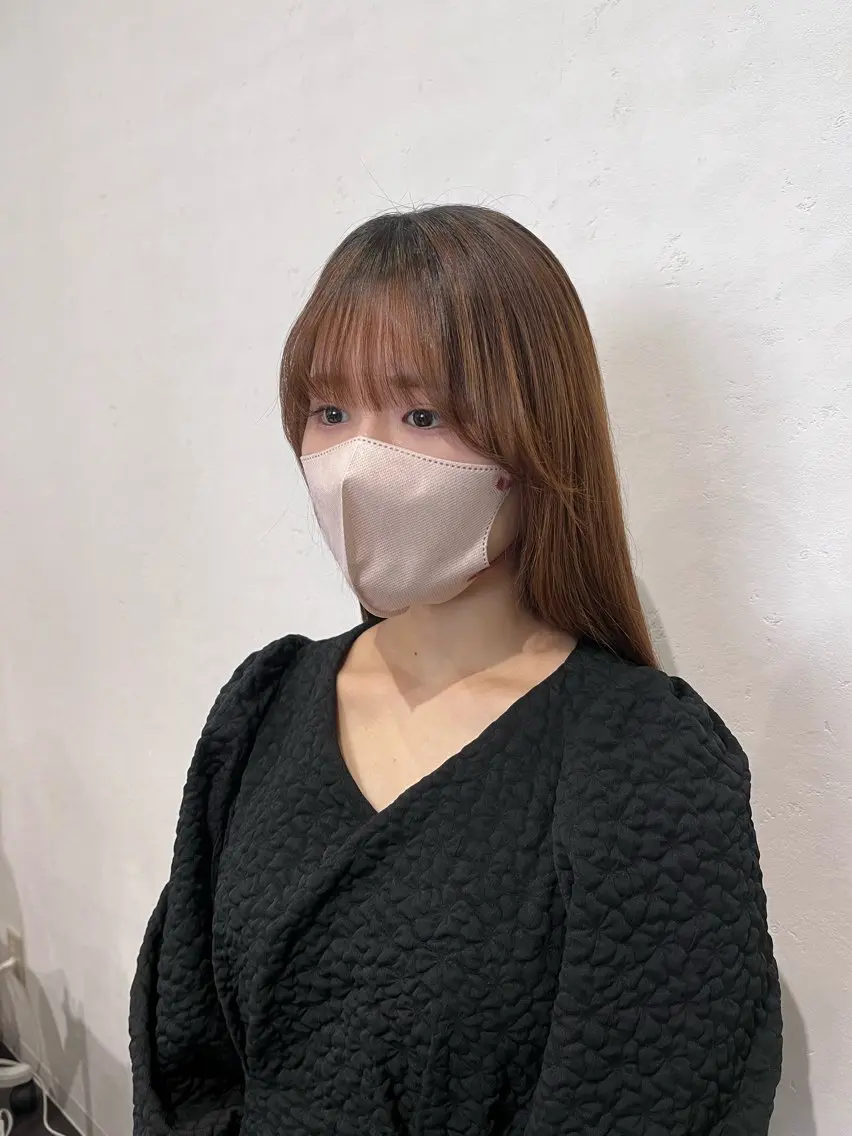 ロング 北島 遥香🫧インナ ー /ベージュカラーのヘアスタイル