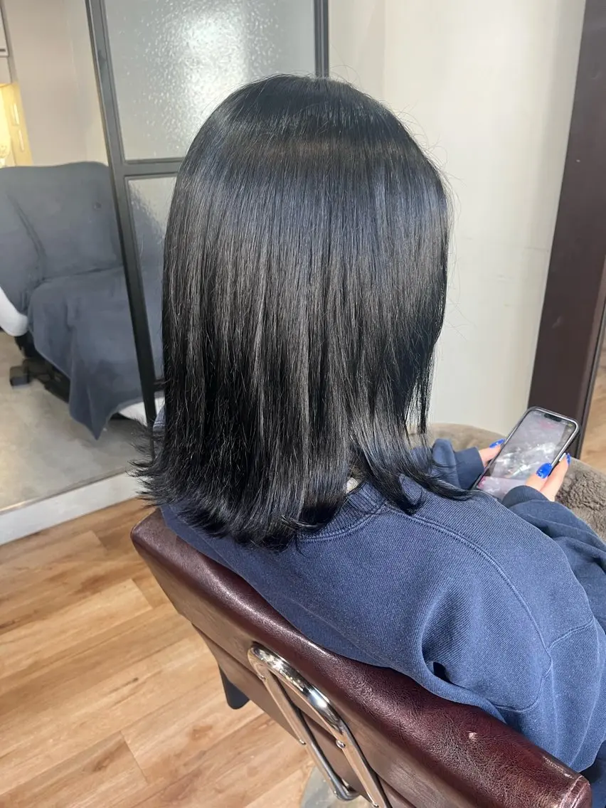 カラー ヘアカラー トリートメント Orque duex misonoのヘアスタイル