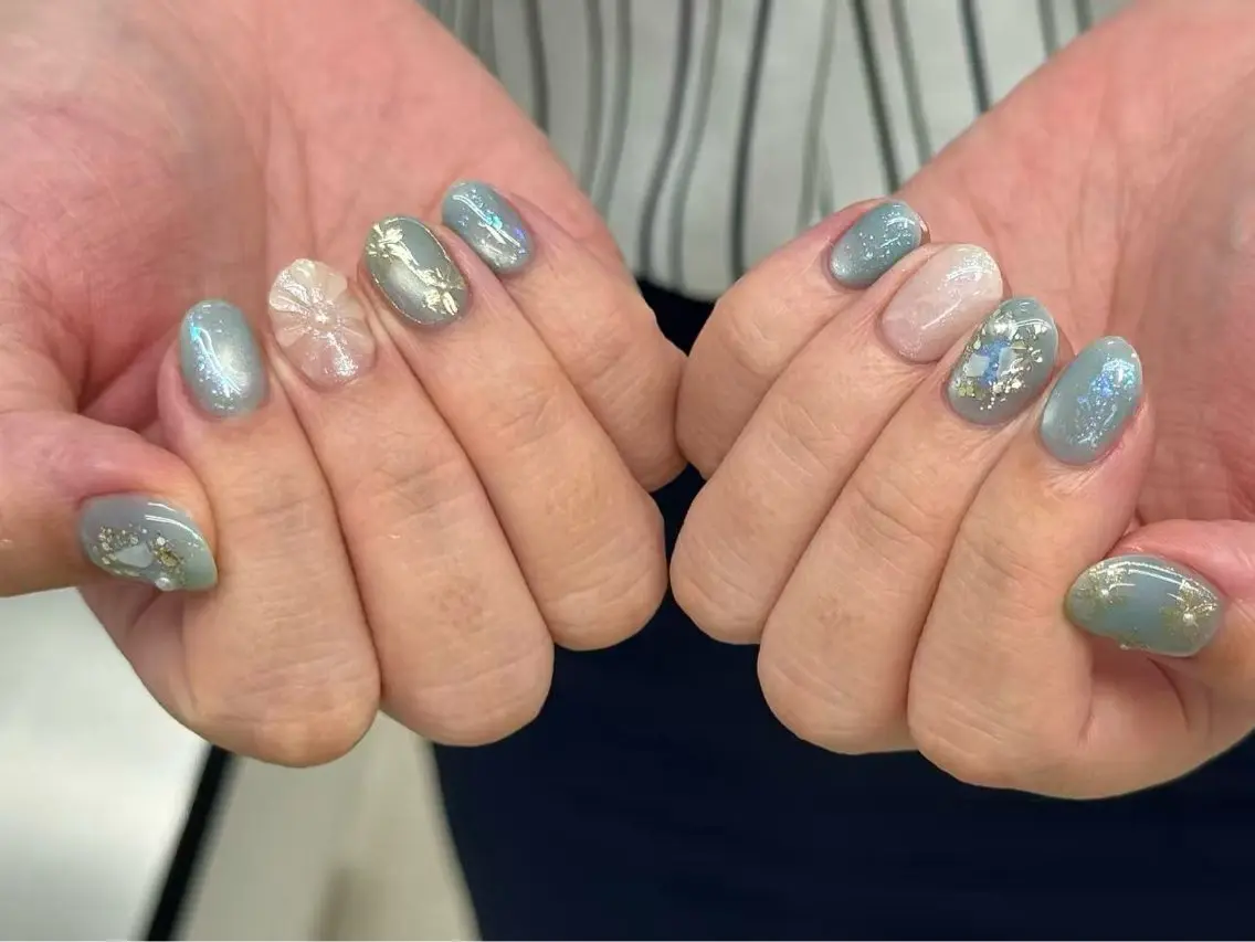 ネイル ハンドネイル OCEAN nail パラジェル　取扱い店のネイルデザイン