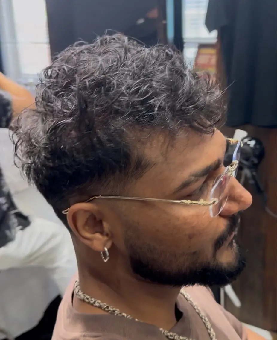 ショート パーマ メンズ カット パーマ メンズ特化！ Taiyo 🇺🇸のヘアスタイル