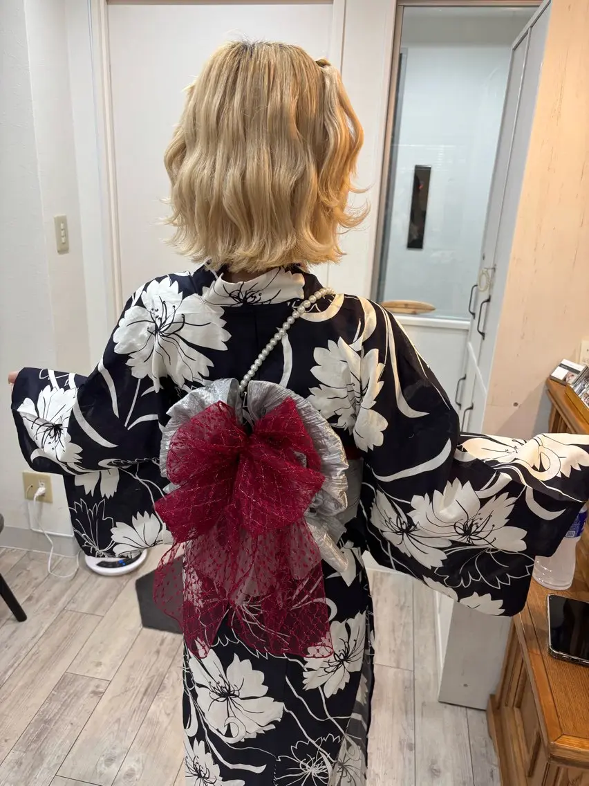 ミディアム ヘアアレンジ 浴衣 着付け Gypsoly ☺︎ゆきのその他イメージ