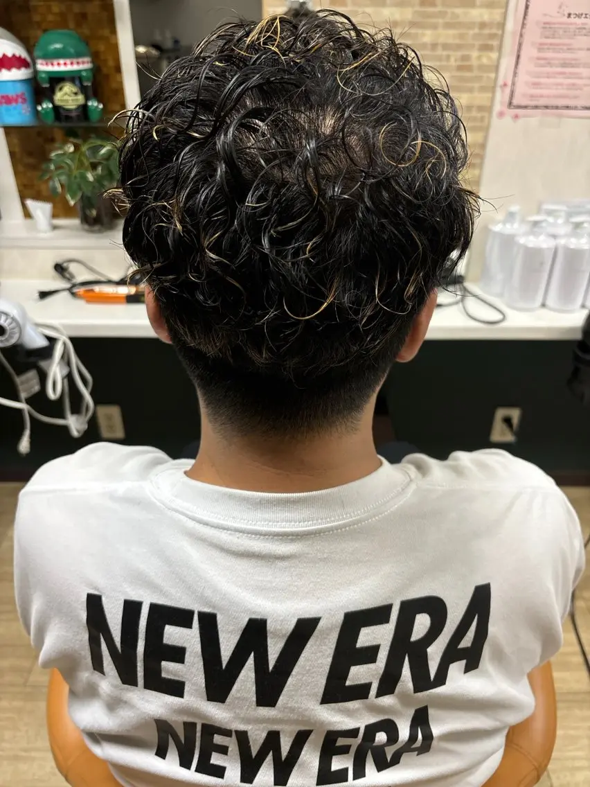 パーマ パーマ 千上 結希奈のヘアスタイル