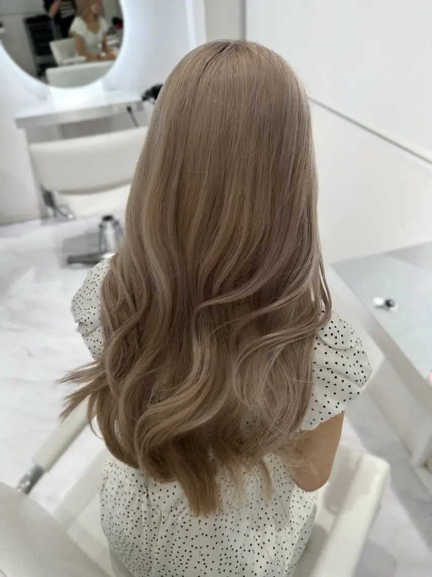 ロング カラー 上野/韓国hair 🤍MOEKA🤍のヘアスタイル
