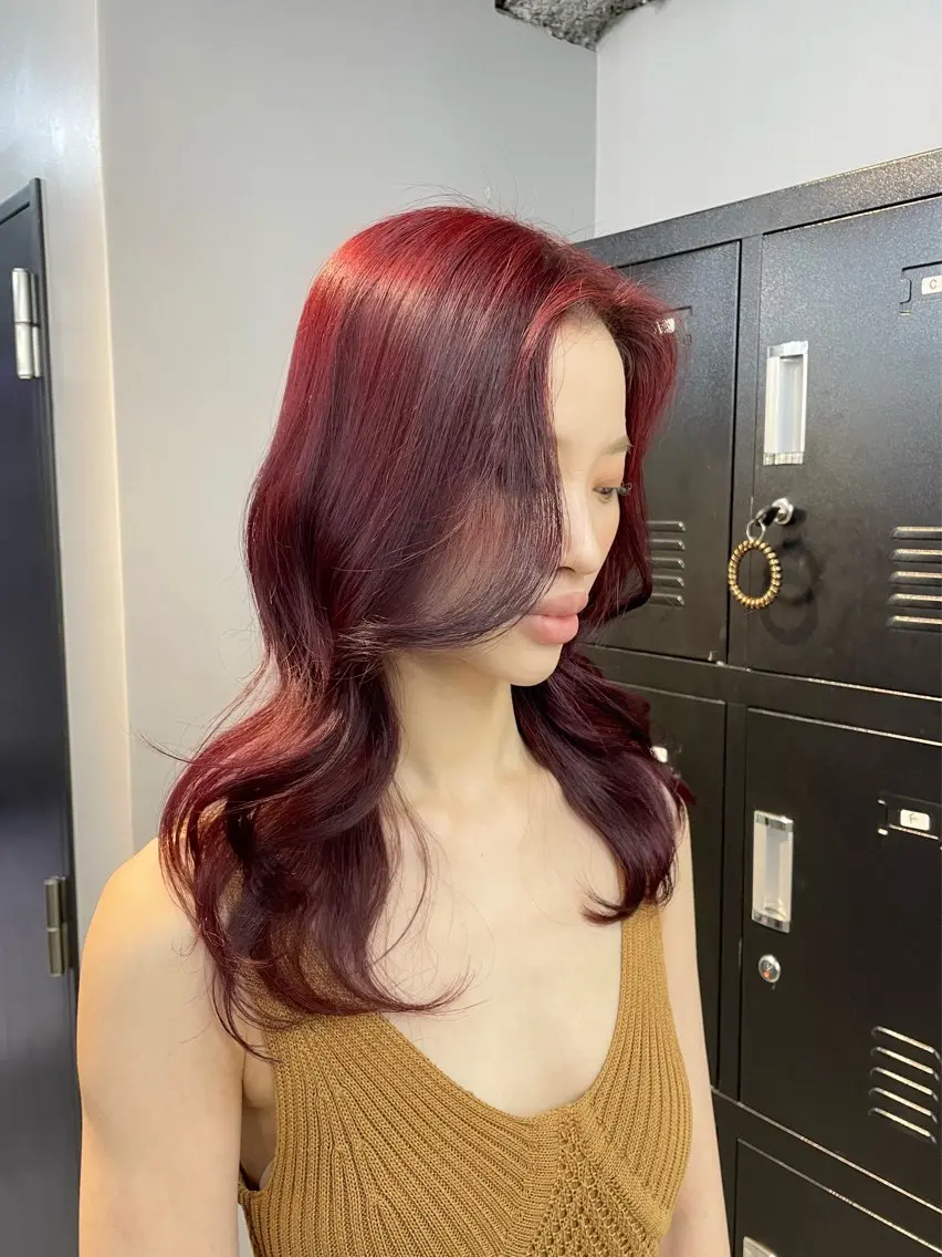 セミロング カラー カット ヘアカラー トリートメント 新宿/透明感カラー/ 髪質改善/桜良のヘアスタイル