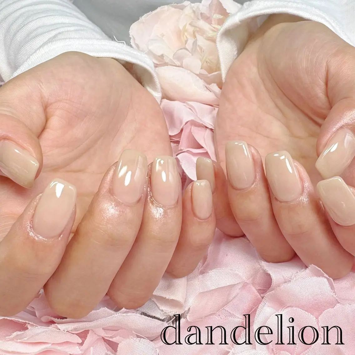 ネイル ハンドネイル ハンドケア dandelion ダンデライオンのネイルデザイン