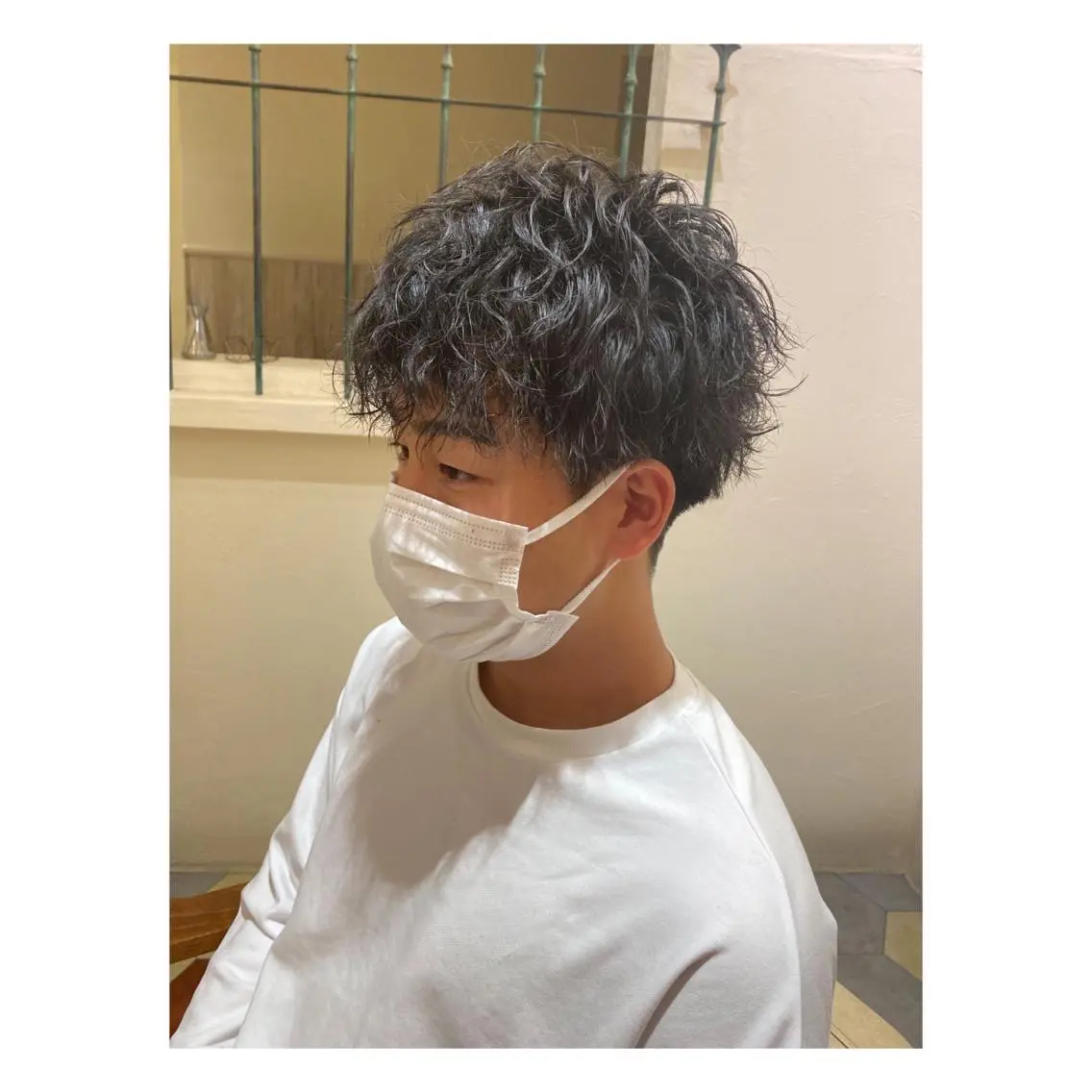 ショート パーマ カット パーマ 菊池大一 溝の口パーマのヘアスタイル