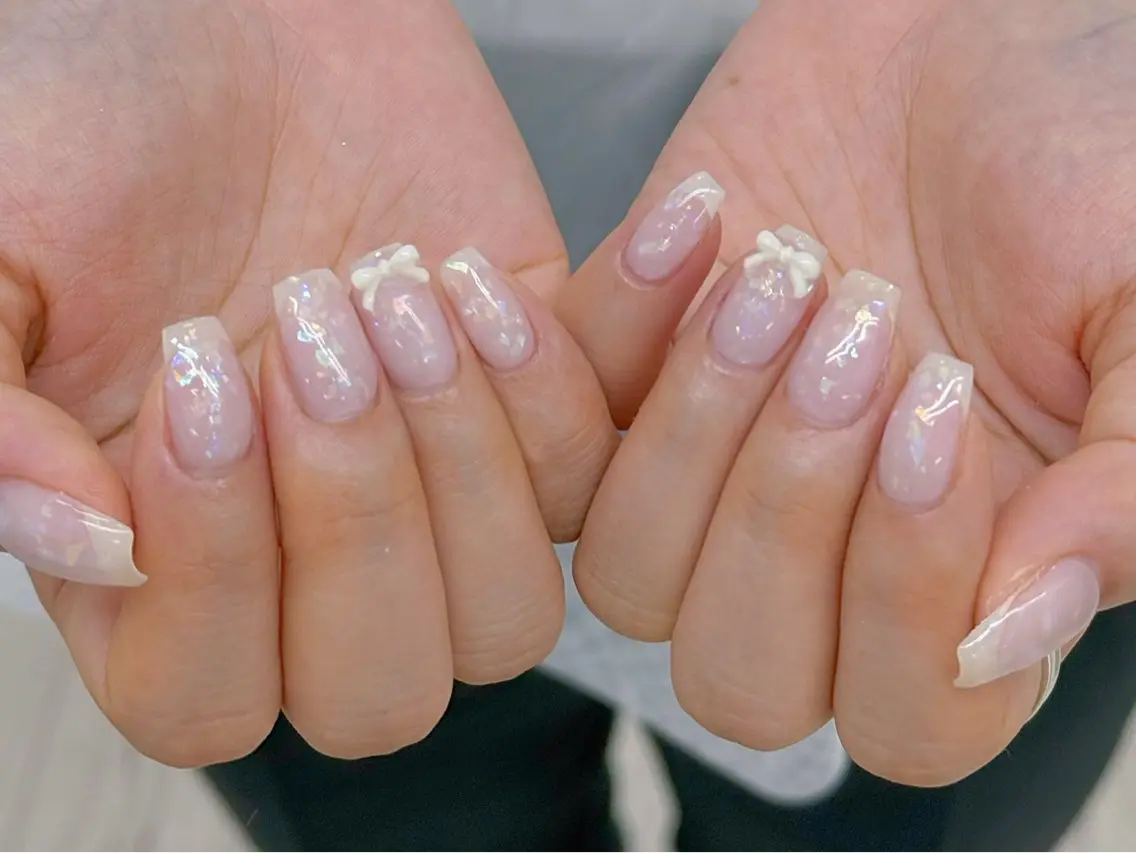 ネイル 長さ出し フットネイル ジェルネイル マグネットネイル 持ち込み ハンドネイル ハンドケア Ocean Nailのネイルデザイン