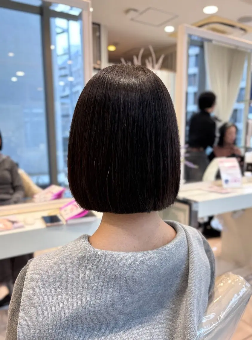 セミロング カット 縮毛矯正 トリートメント 髪質改善縮毛矯正 /レイヤー🌙ゆきのヘアスタイル